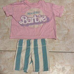 Barbie Pink and Blue outfit Set